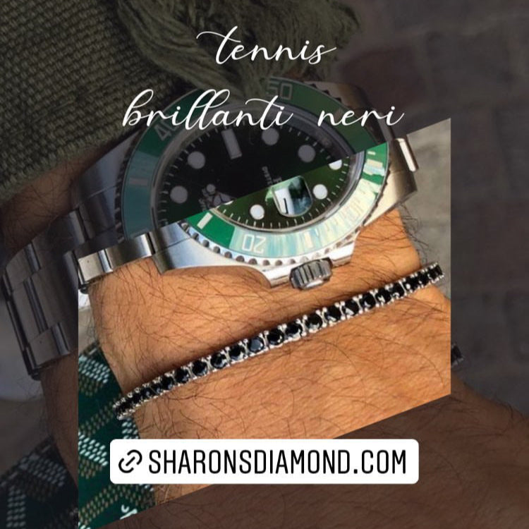 Braccialetto Tennis brillanti mis media