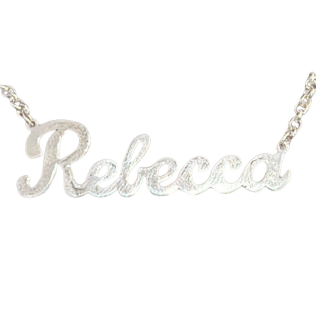 Collana con nome in argento