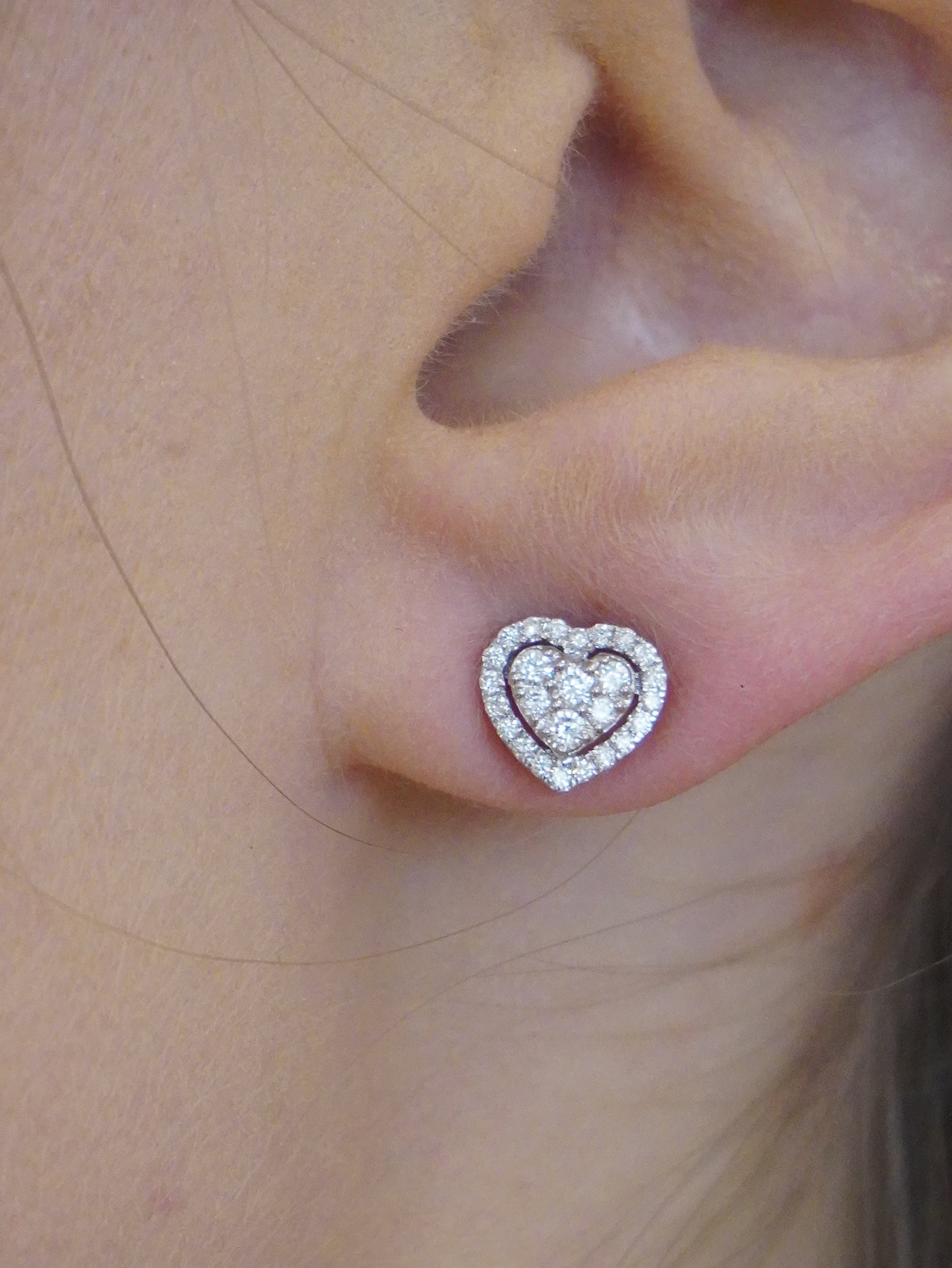 Orecchini a forma di cuore