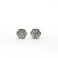 Orecchini a forma di esagono