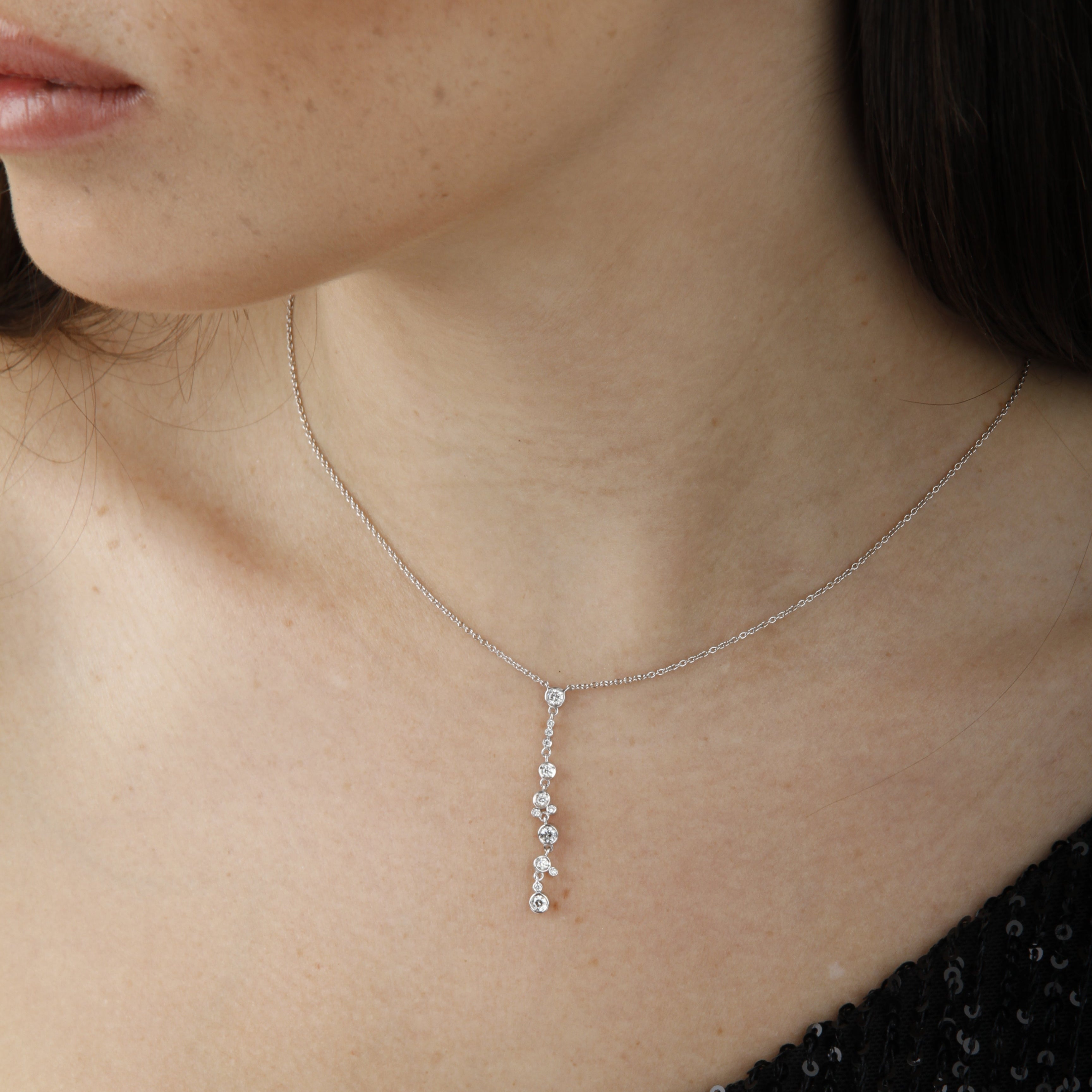 Collana con brillanti