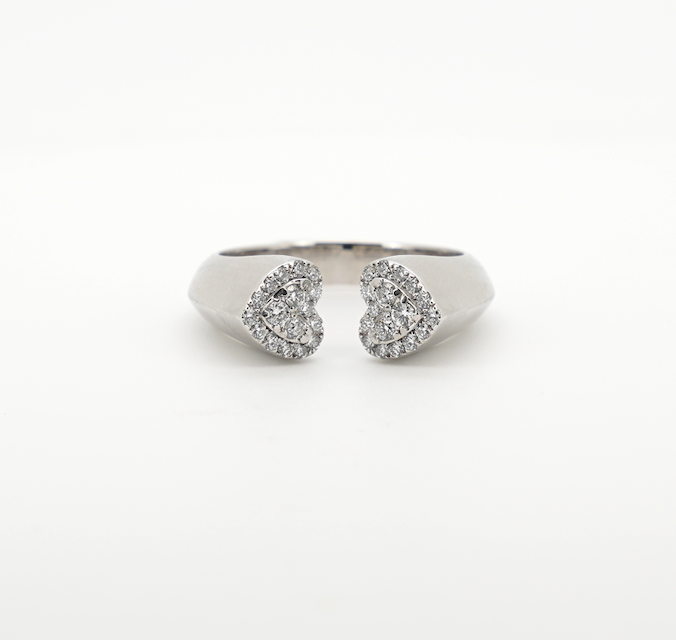 Anello 2 cuori