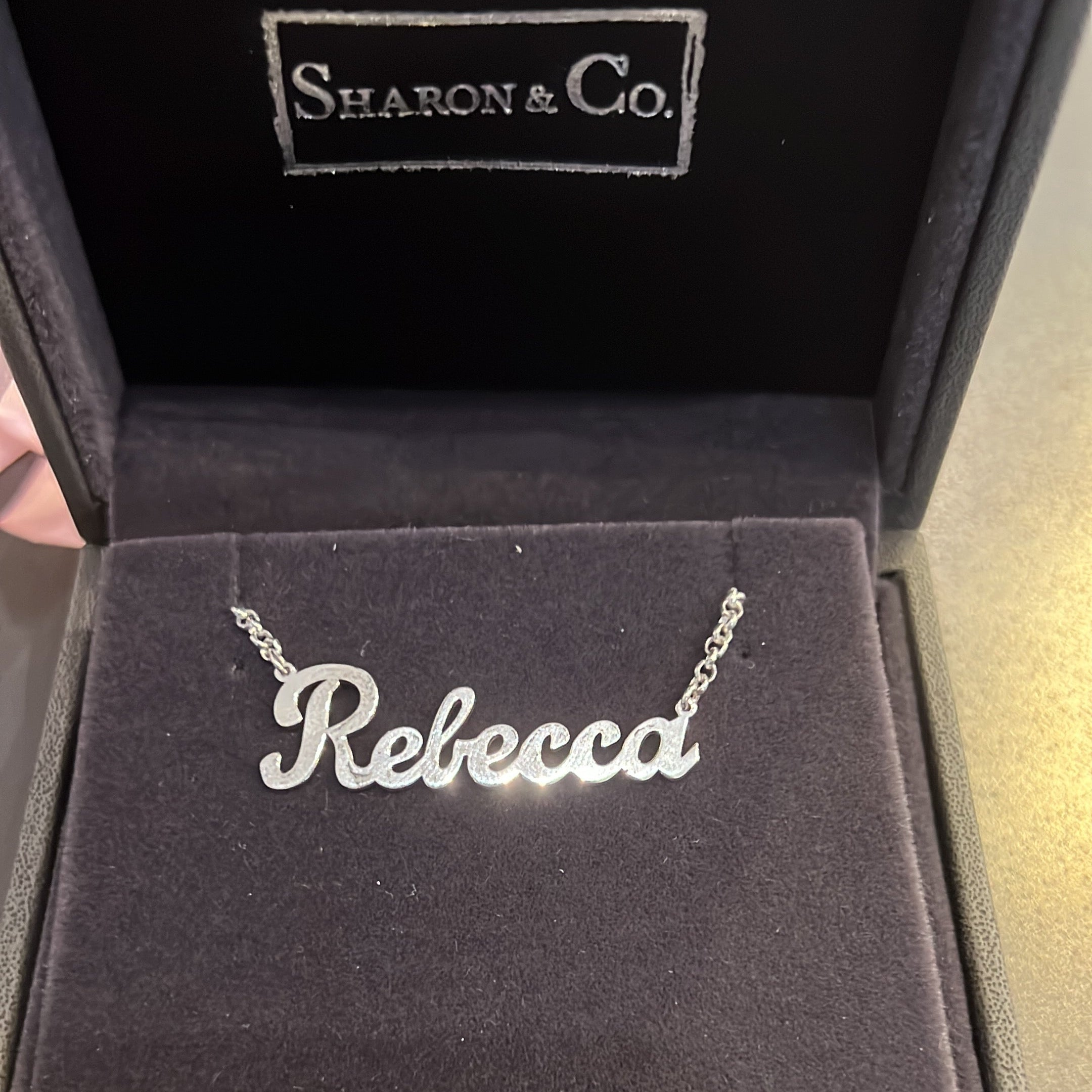 Collana con nome in argento