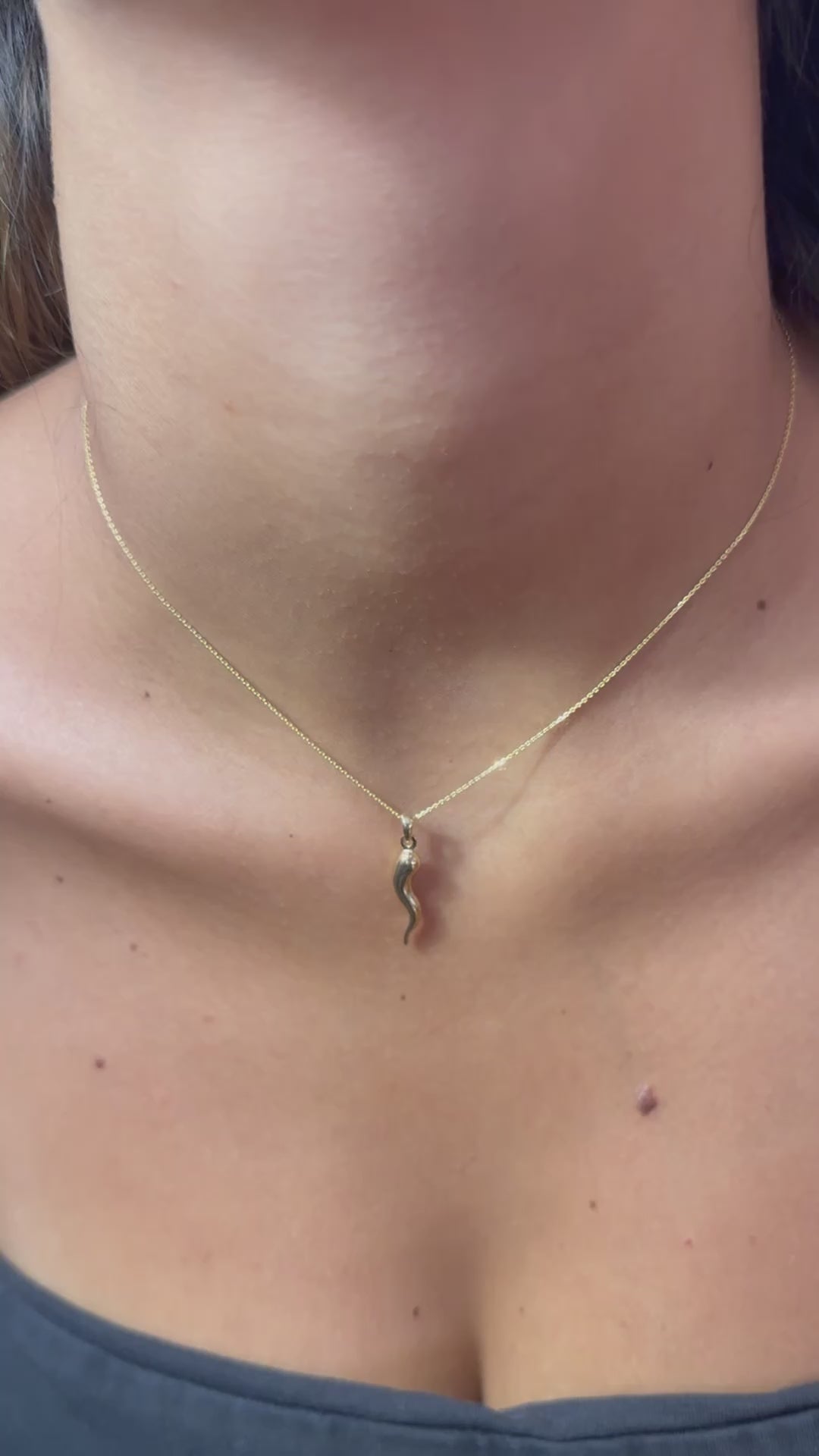 Collana con corno