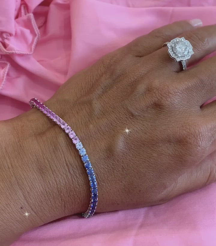 Braccialetto Tennis Arcobaleno