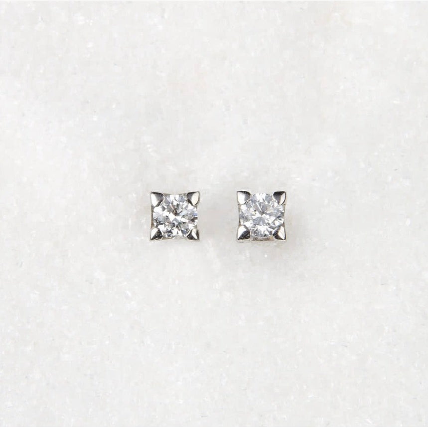 Orecchini con solitario