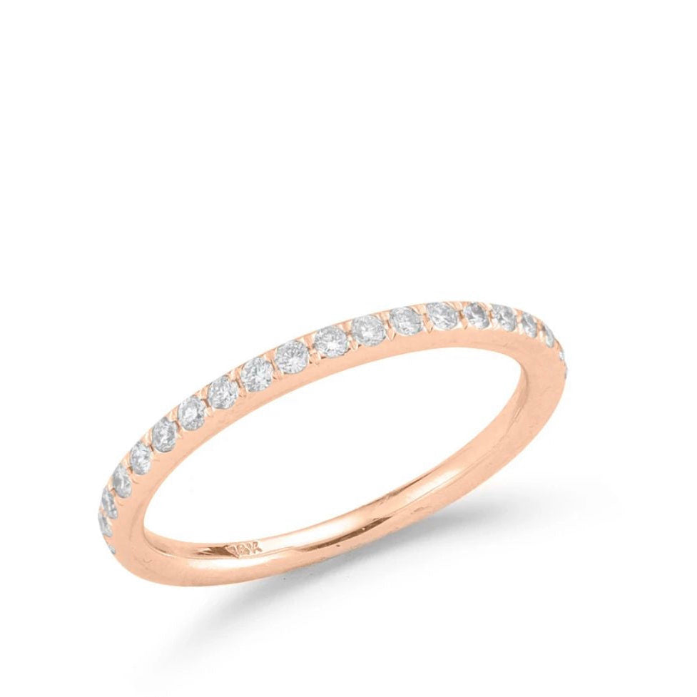 Fedina Eternity misura piccola con brillanti bianchi