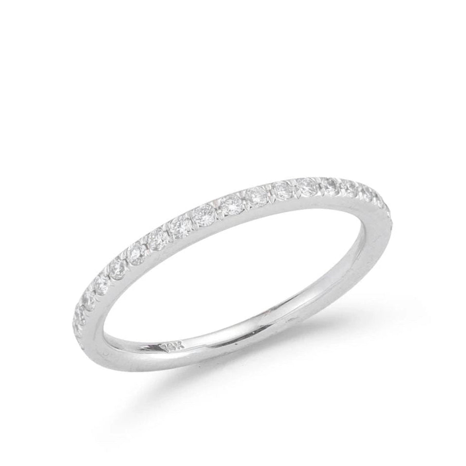 Fedina Eternity misura piccola con brillanti bianchi