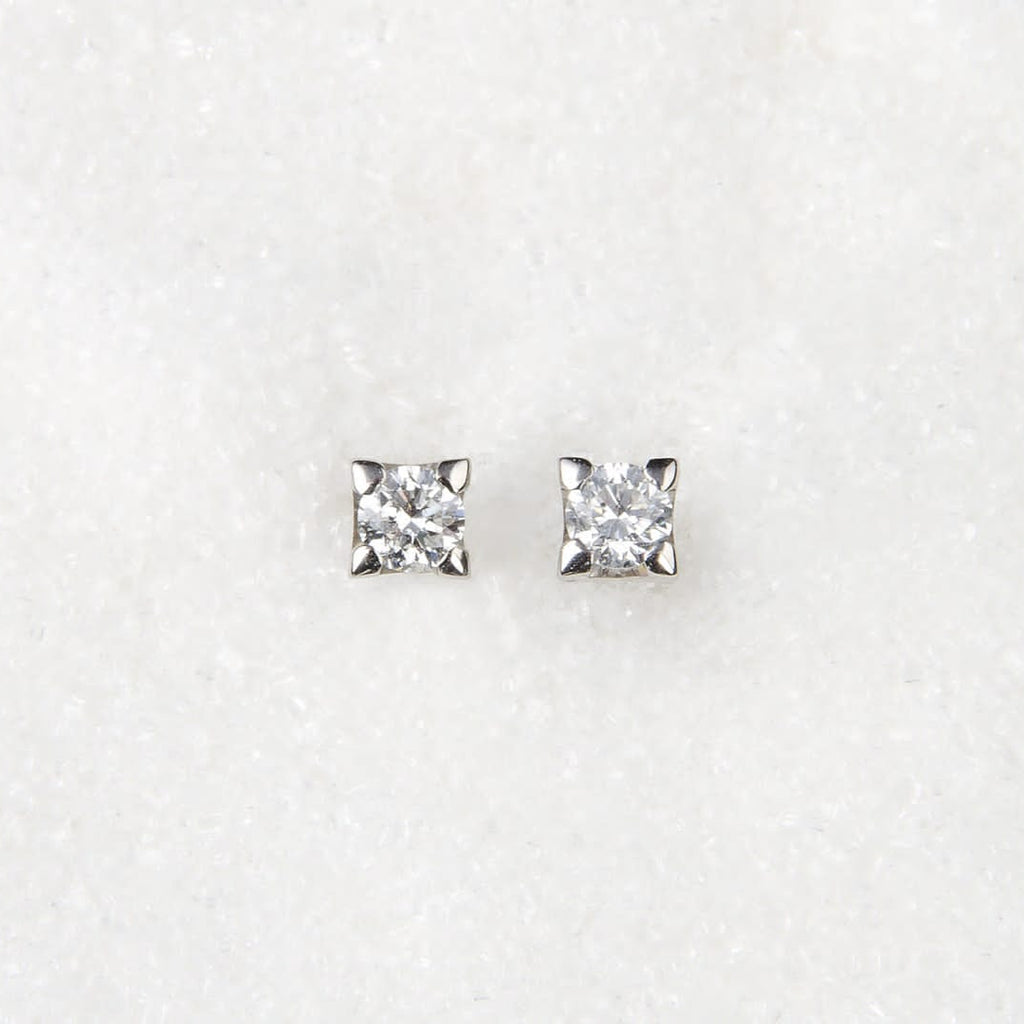 Orecchini con Diamante solitario